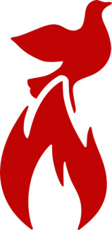 Icon Pfingsten rot ohne Kreis