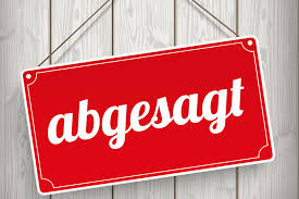 Veranstaltung fällt aus