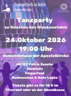 Tanzabend zu Gunsten des Glockenstuhls
